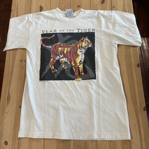 Vintage 1994 Year of the Tiger Chinese New Years Zodiac Animal Medium T-Shirt